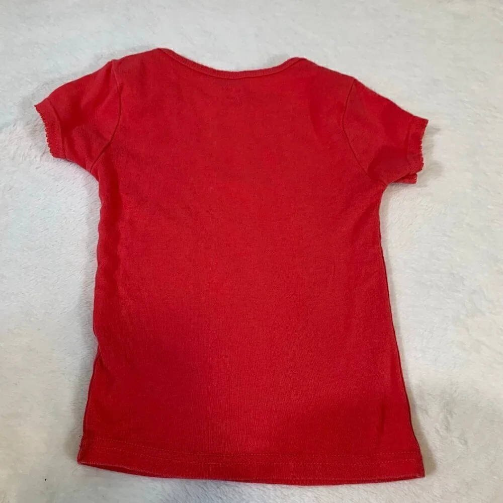 5/$25 Carter's Girls 4T‎ Woke Up In Paradise Red Toucan Pajama Set Shorts